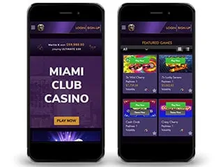 miami club mobile screenshot