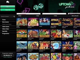 Uptown Pokies Screenshot Mobile