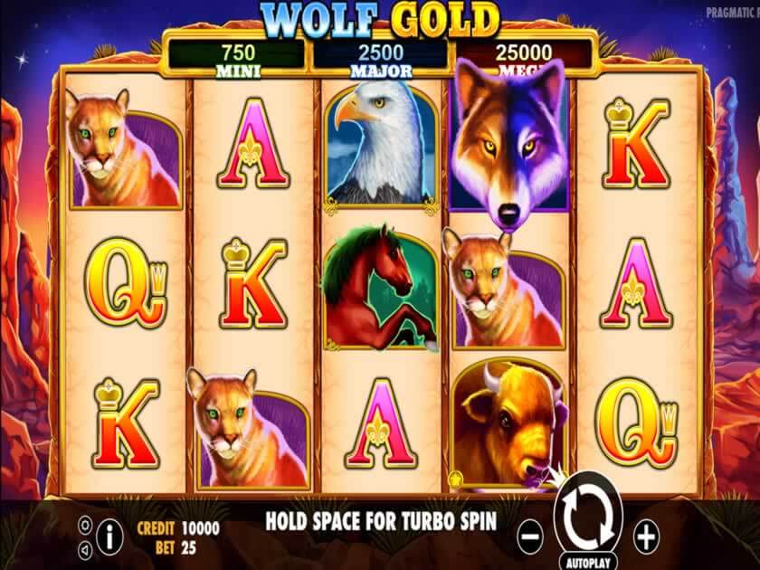 wolf gold screen