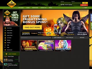 GDay casino screenshot desktop