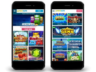 PrimeSlots casino screenshot mobile