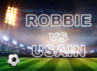 Usain vs Robbie