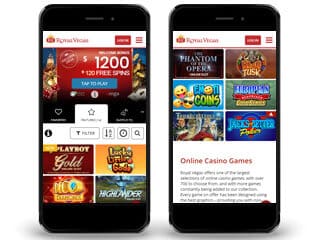 Royal Vegas Casino Mobile Screenshot