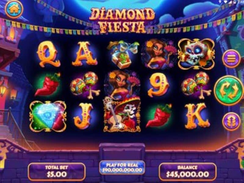 Diamond Fiesta game screenshot