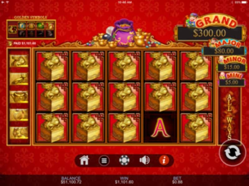 Plentiful Treasure game screenshot