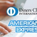Diners Card and American Express logos