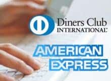 Diners Card and American Express logos