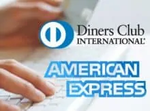 Diners Card and American Express logos