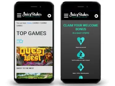 JuicyStakes Screenshot mobile