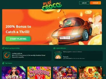 PlayCroco website screenshot