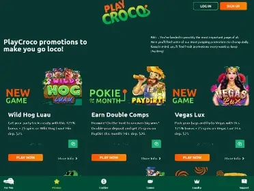 PlayCroco website screenshot