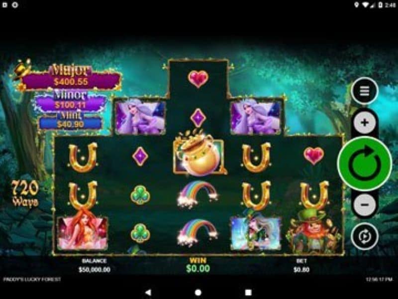 Screenshot Paddys Lucky Forest Online Slot