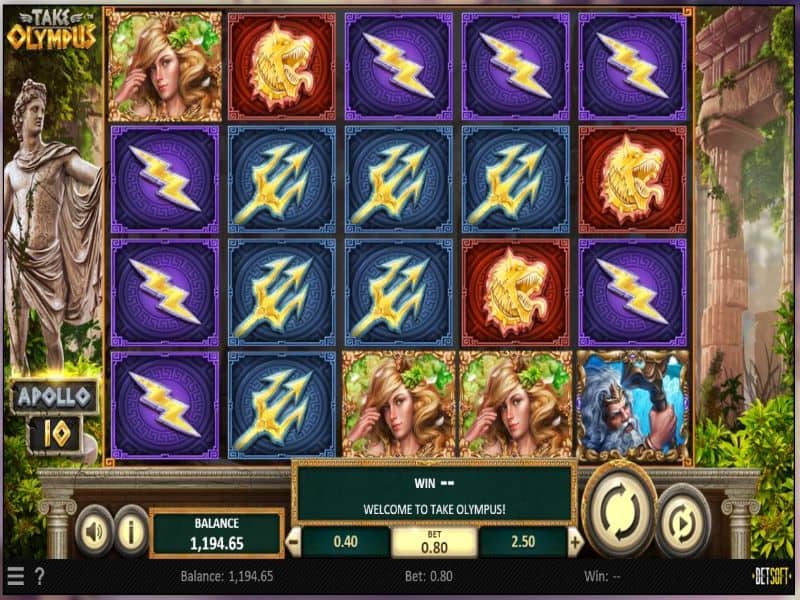Screenshot Take Olympus Online Slot