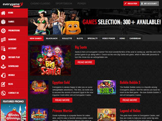 Everygame Casino Red games page