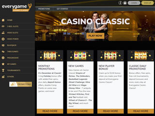Everygame Casino Classic screenshot promotions