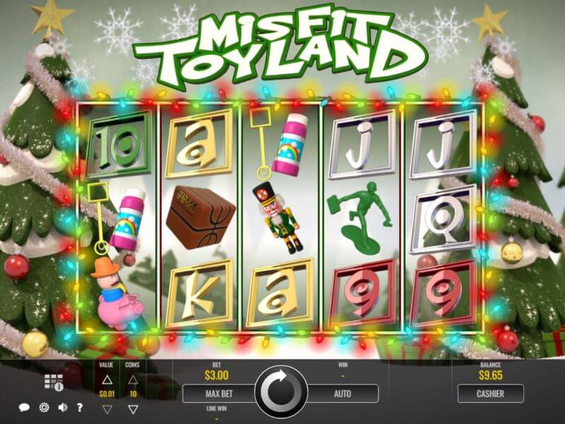 Misfit Toyland online slot screenshot