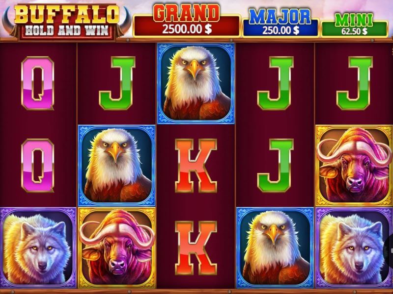 Buffalo Hold and Win Online Slot screenshot