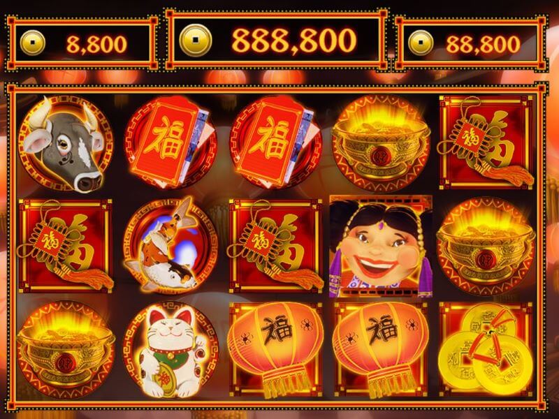 Lucky Ox Jackpots Online Slot screenshot