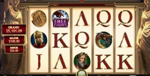 Khrysos Gold Online Slot screenshot