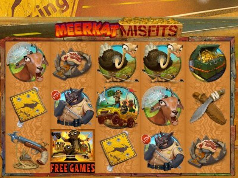 Meerkat Misfits Online Slots screenshot