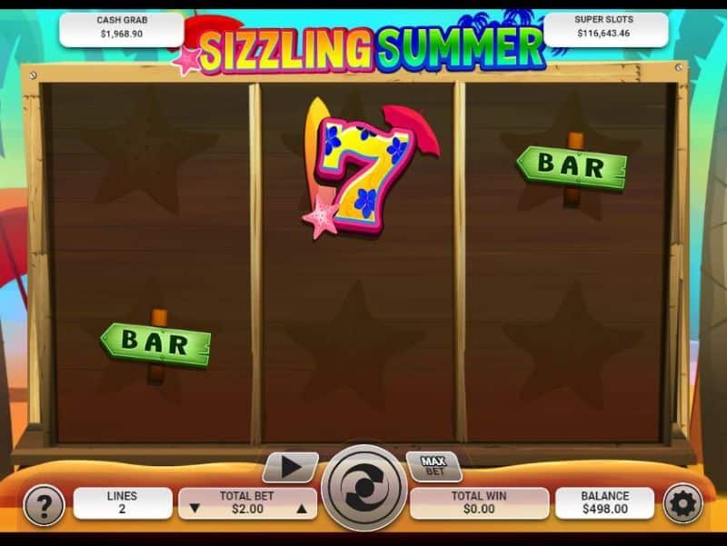 Sizzling Summer Online Slot screenshot