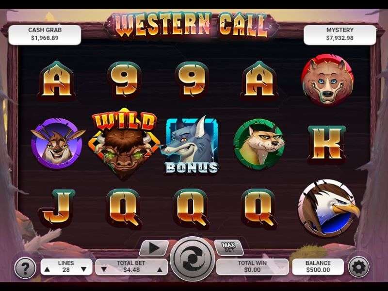 Western Call Online Slot Screenshot