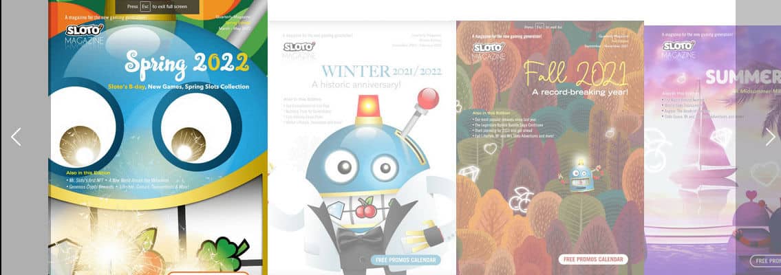 Slotocash Casino list of magazines