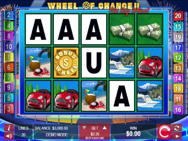 Wheel Of Chance II Online Slot screenshot