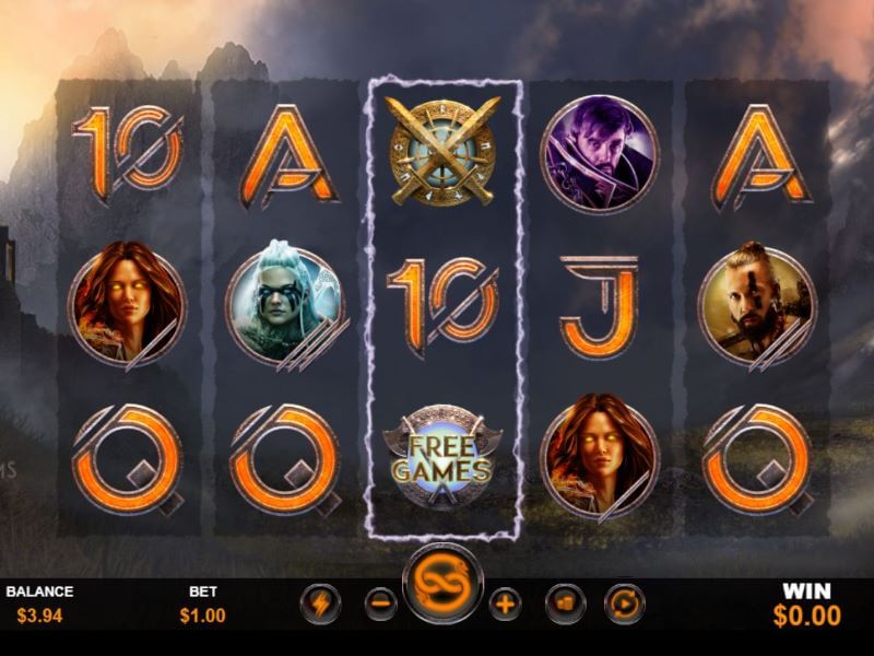 Nine Realms Online Slot screenshot