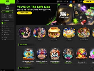 888 Casino Screenshot