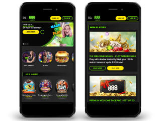 888 Casino Mobile Screenshots