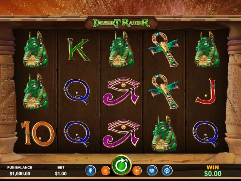 Desert Raider Online Slots Screenshot