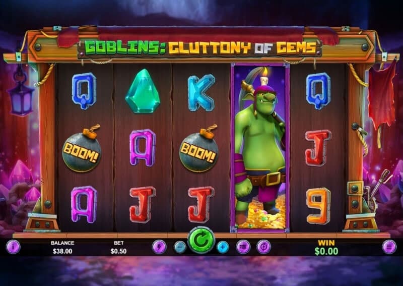 Goblins Gluttony Of Gems Slot Game Screenshot