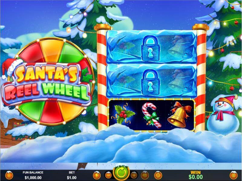 Santas Reel Wheel Slots Game Screenshot