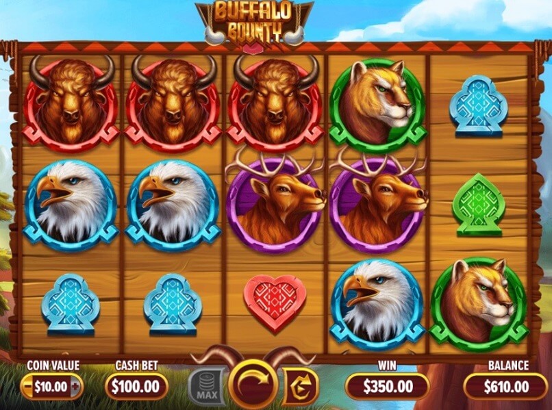 Buffalo Bounty Slots Game Screenshot