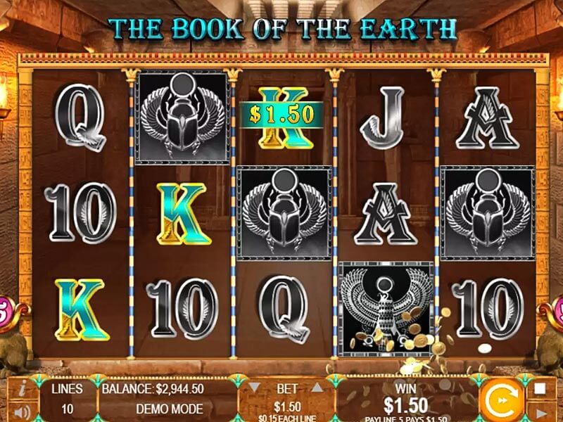 Book of The Earth Slots Screenshot