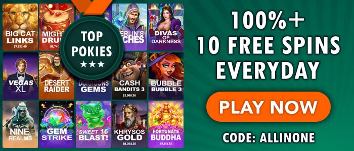 Playcroco: 100% + 10 Free Spins Everyday