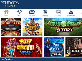 Europa Casino screenshot