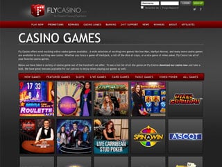 Fly Casino screenshot